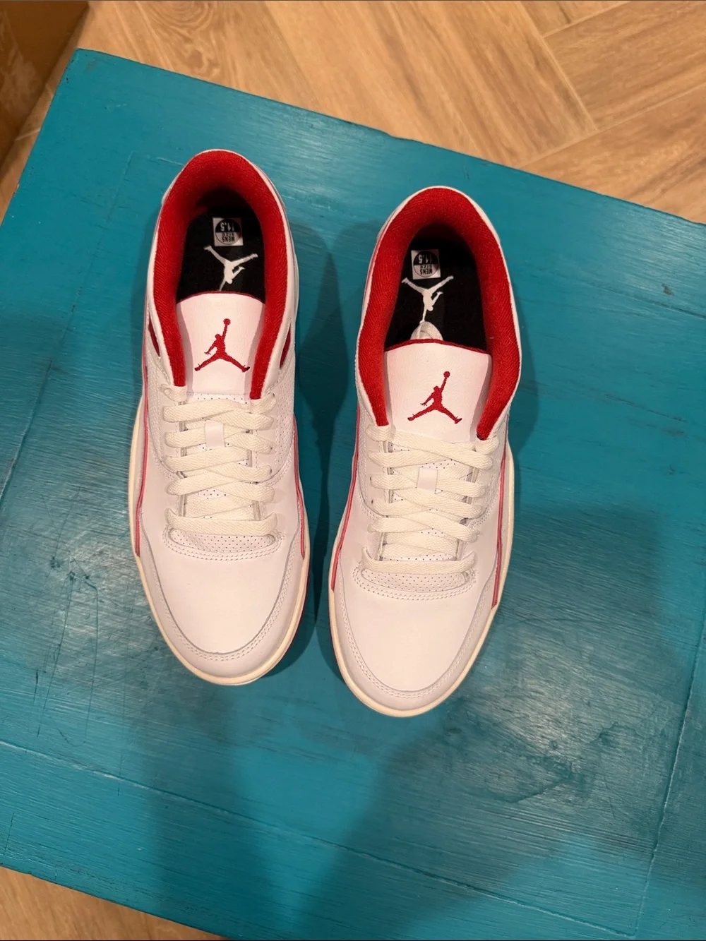 Nike Air Jordan Low Top Sneakers - White & Red